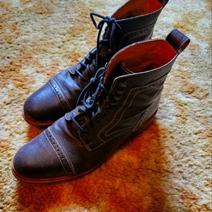 Mens vintage Oxford boots size 11.5 brown